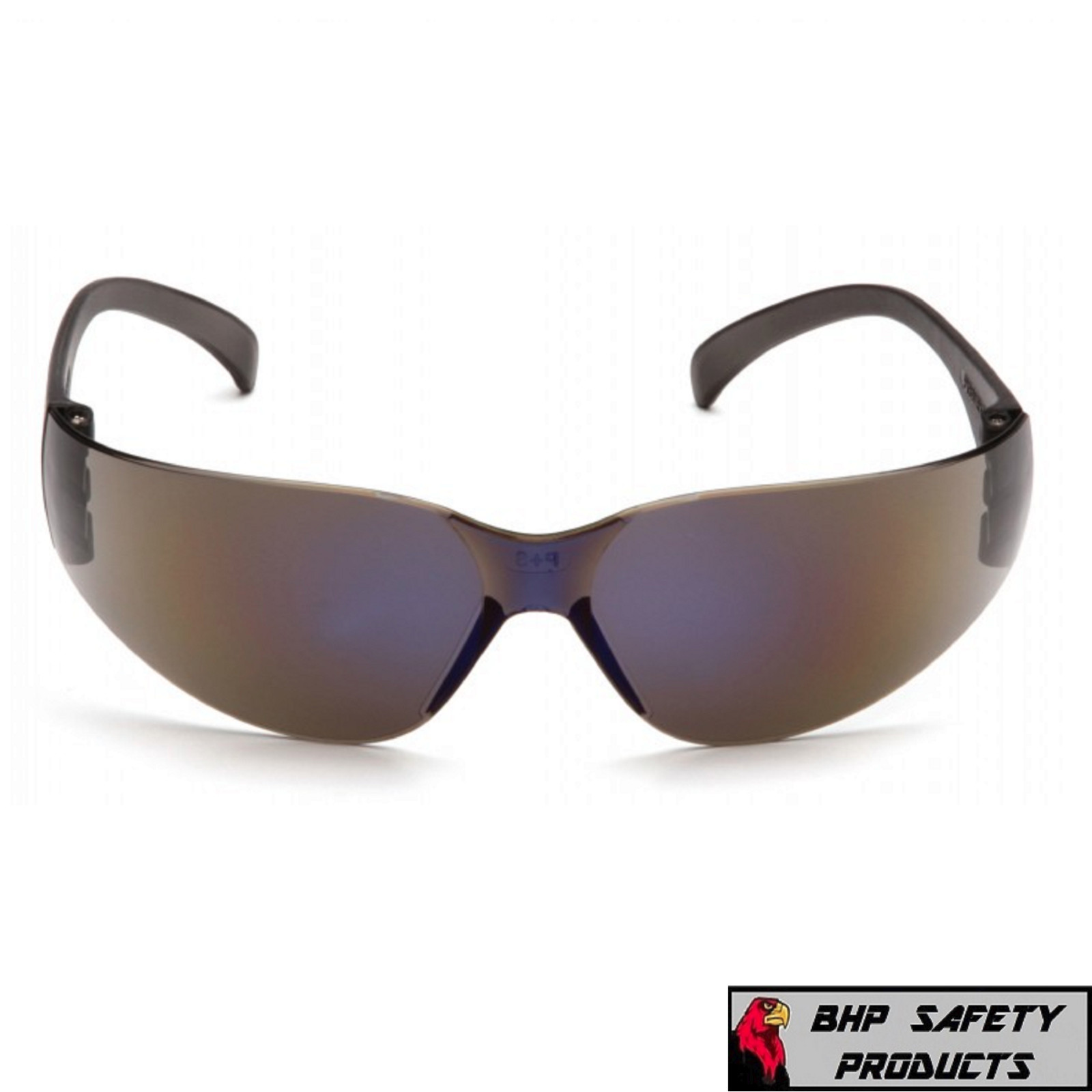 PYRAMEX INTRUDER SAFETY GLASSES BLUE MIRROR LENS SUNGLASSES S4175S (3 PAIR)