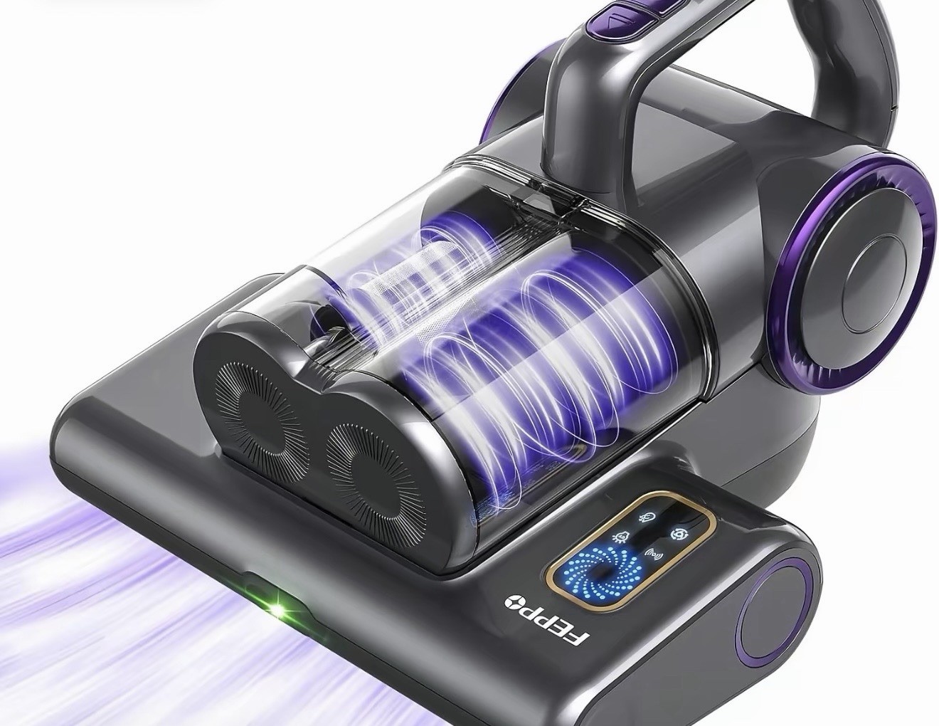 FEIPAO Corded Handheld Vacuum, UV-C Light, HEPA Filter, Bagless 0.5L