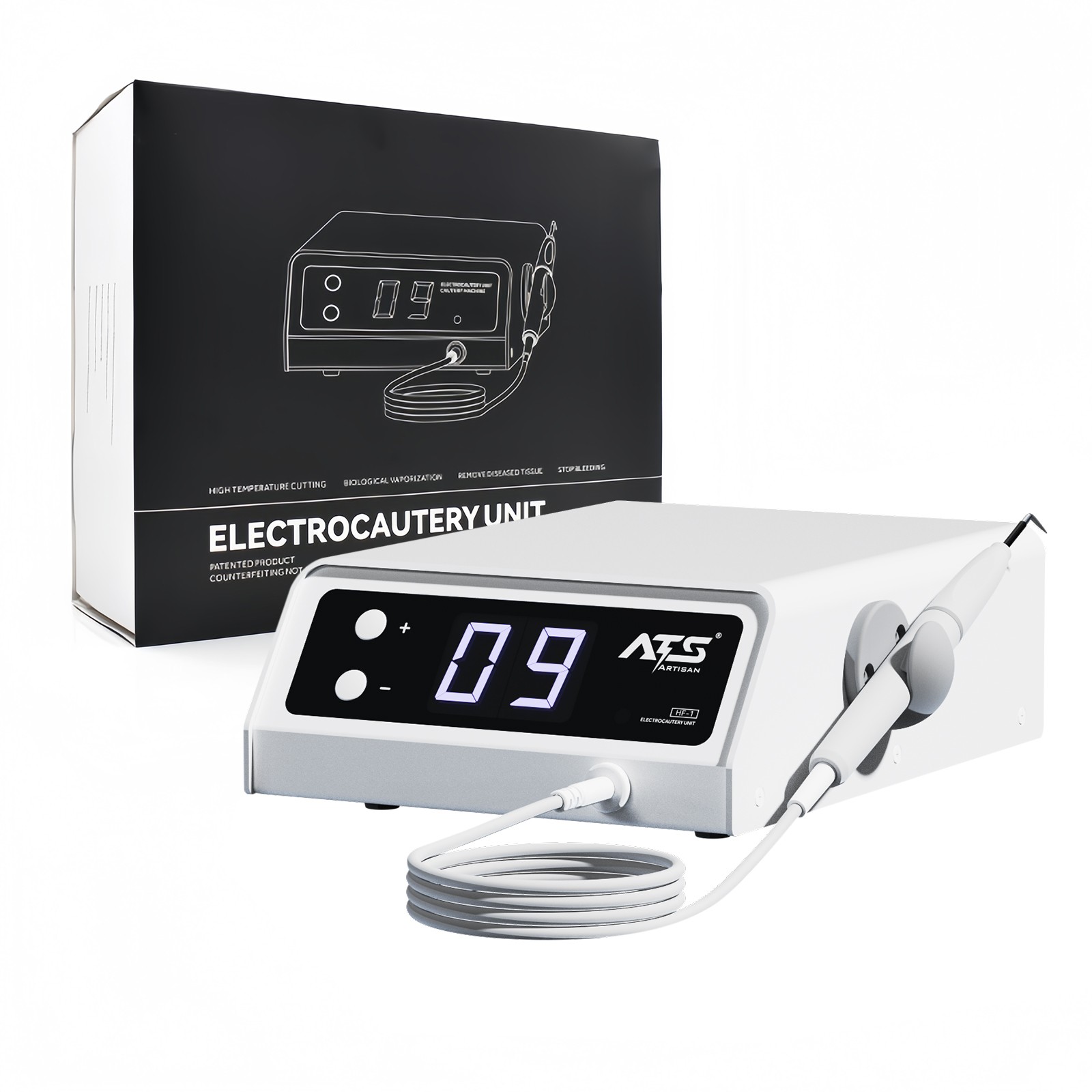 Dental Electrosurge Electrosurgery Unit for Cutting + Coagulating 10 Tips USA