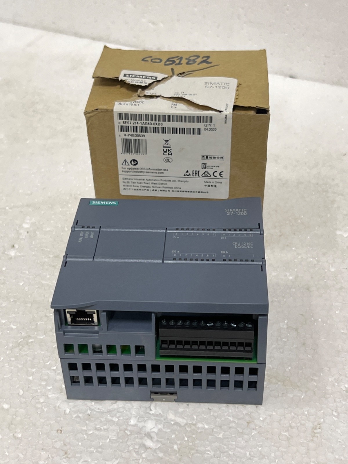 Siemens 6ES7214-1AG40-0XB0 S7-1200 Industrial CPU Module