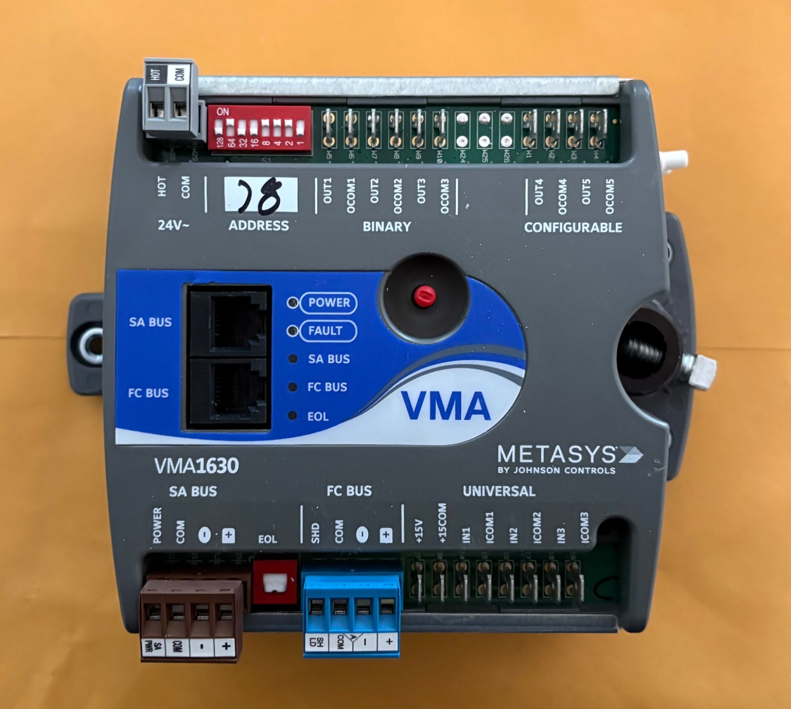 Johnson Controls VMA1630 Controller and Johnson controls TE-631 duct temp probe