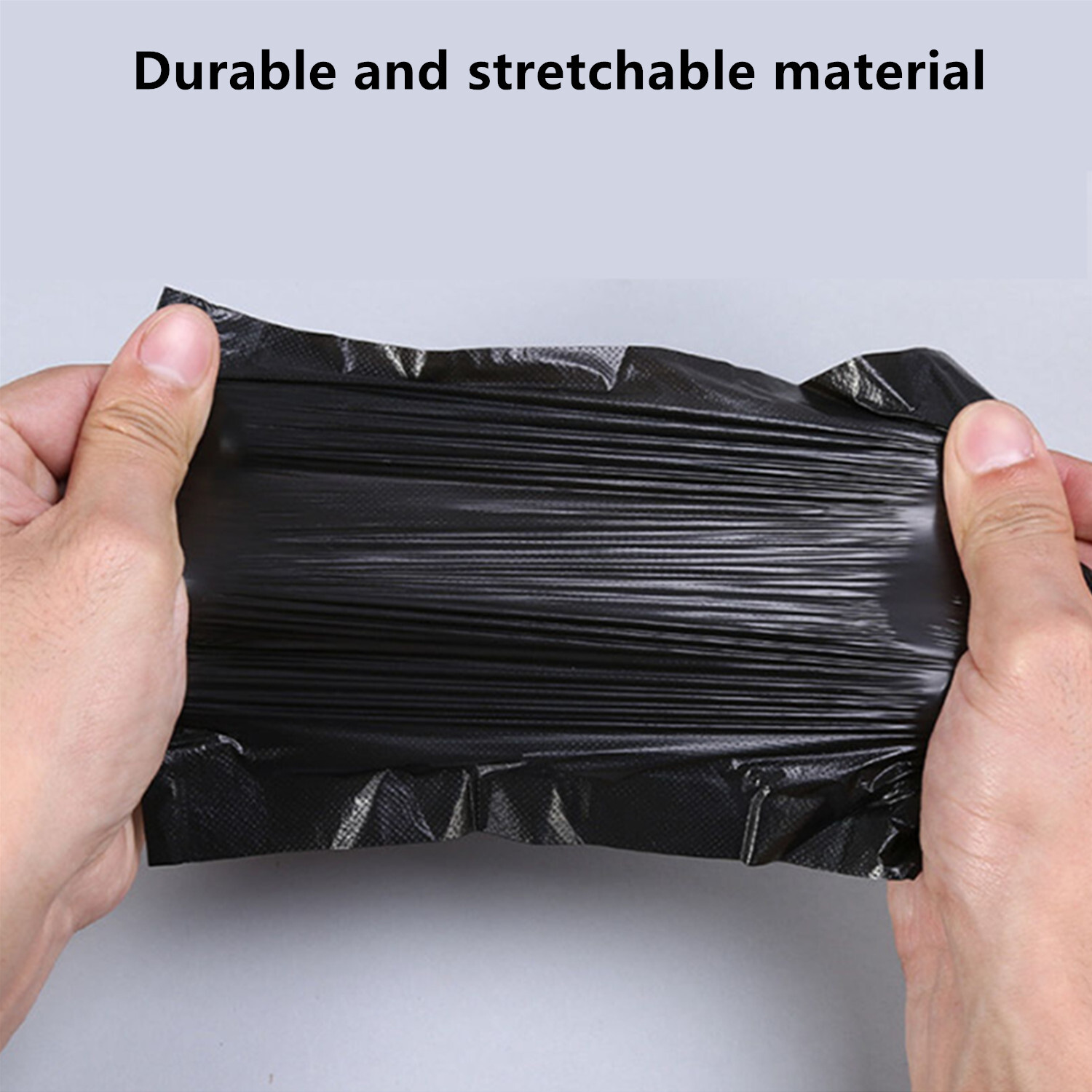 100-1000 Pc Small T-Shirt Bag Black Plastic Carry Out for Shopping 15″x 4″x 8.5″