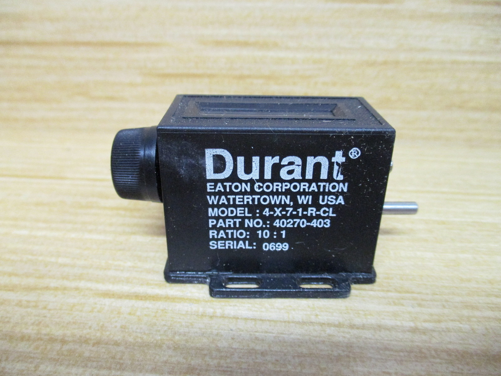 Durant 4-X-7-1-R-CL Counter 4X71RCL Plastic Body, 10:1