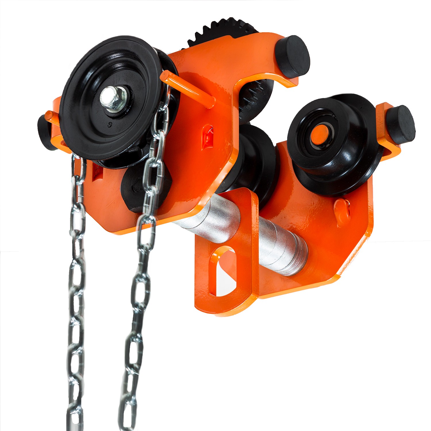 Manual Chain Trolley Heavy Duty 5 Ton Capacity 10000 lb Geared