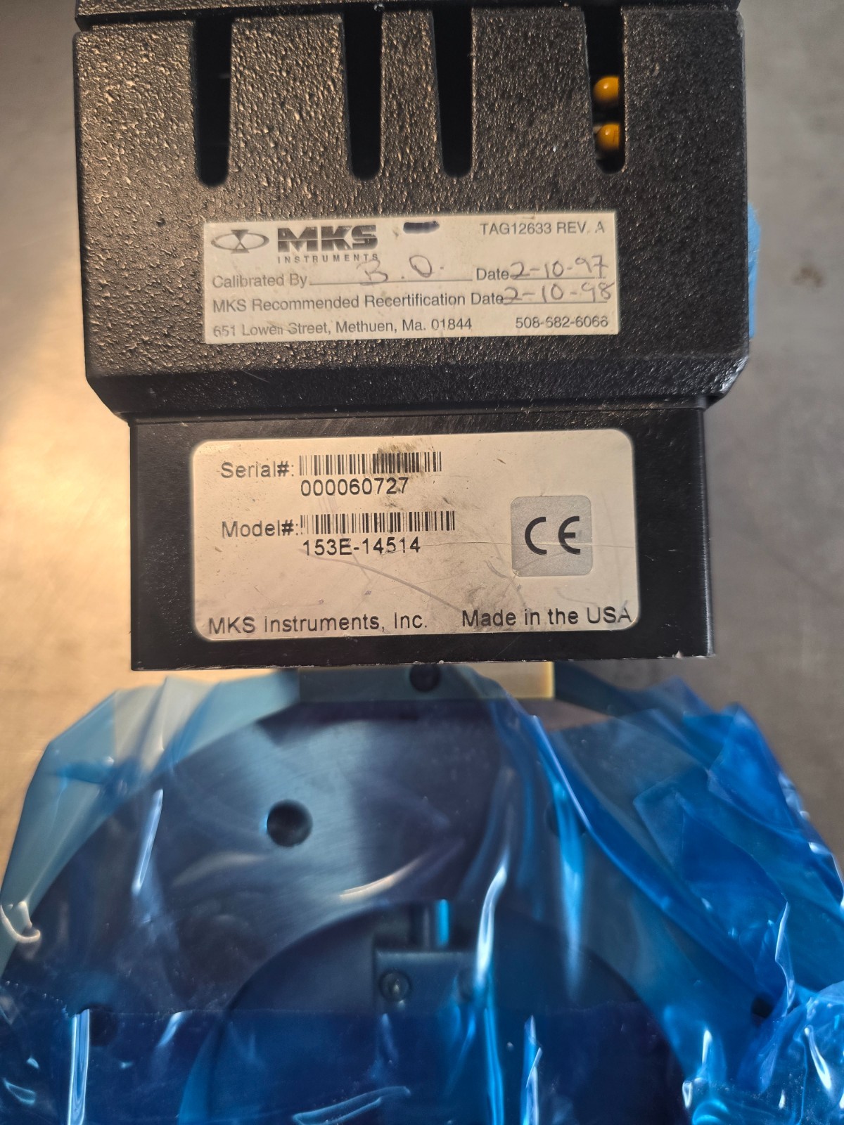 MKS 153 Gate Valve – 100mm (4″) – Refurbished & Leak Tested