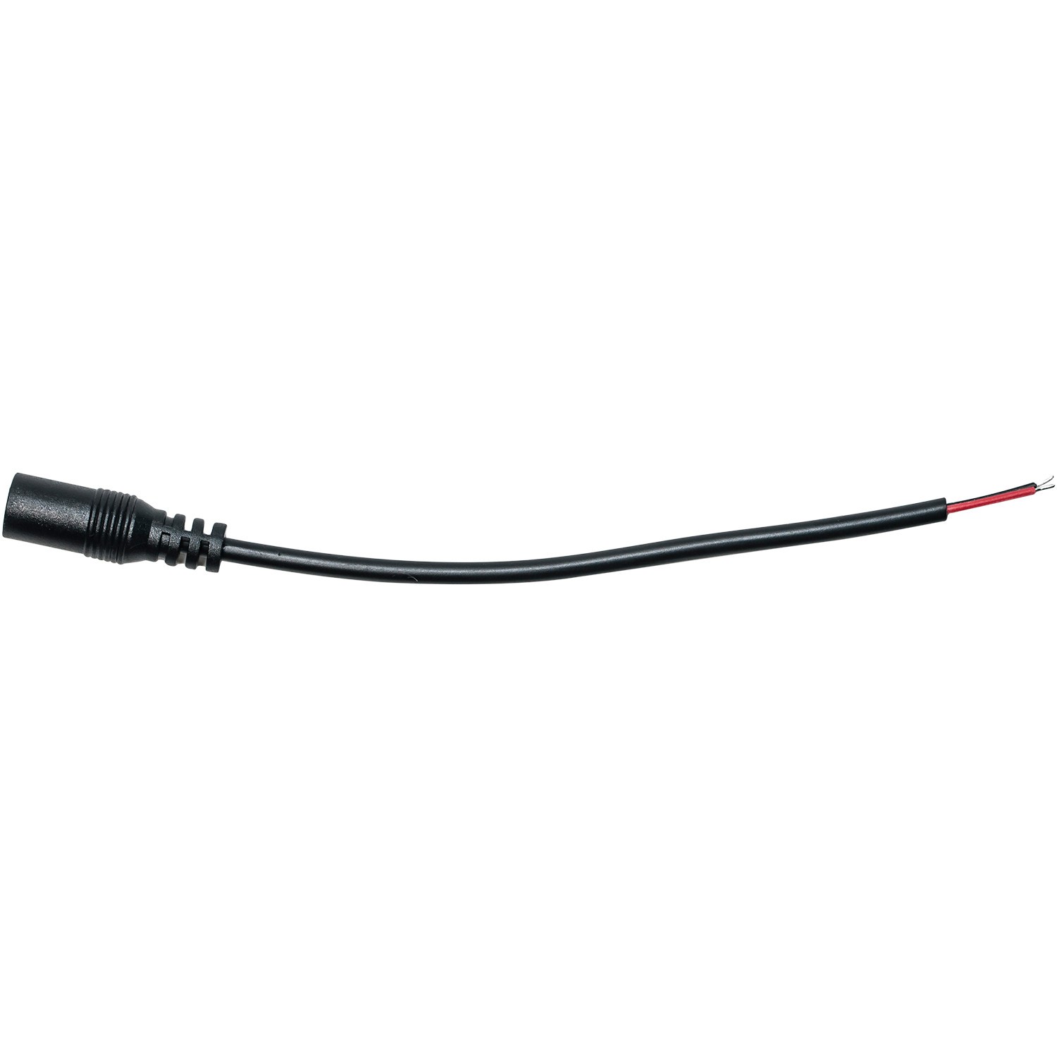 (5-Pack) DC Power Pigtail Female Barrel Jack 6-inch Wire Cable 5.5mm x 2.1mm 5X