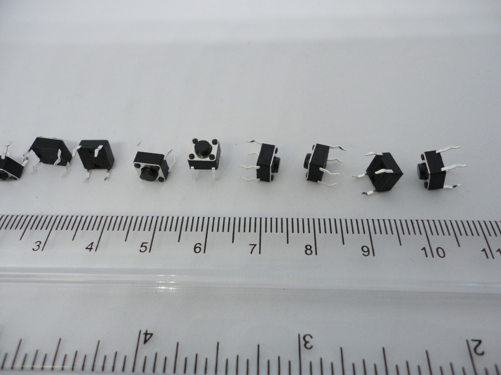 10 Pcs Pack Lot 6x6x4.3mm Momentary Push Micro Button Tactile Switch DIP 4 Pins