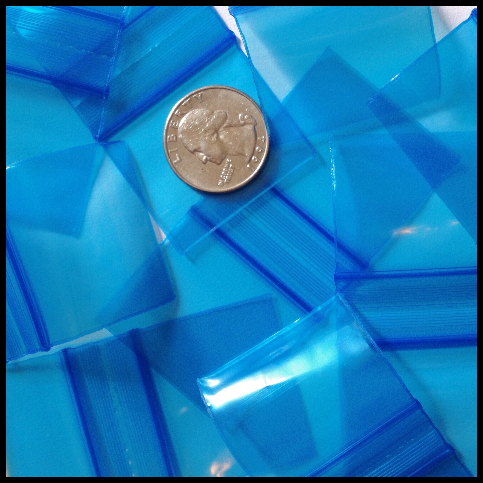 BLUE Apple Bags Liquidation 1000 bags, 10,000 bags, 50k bags (CHOOSE SIZE)