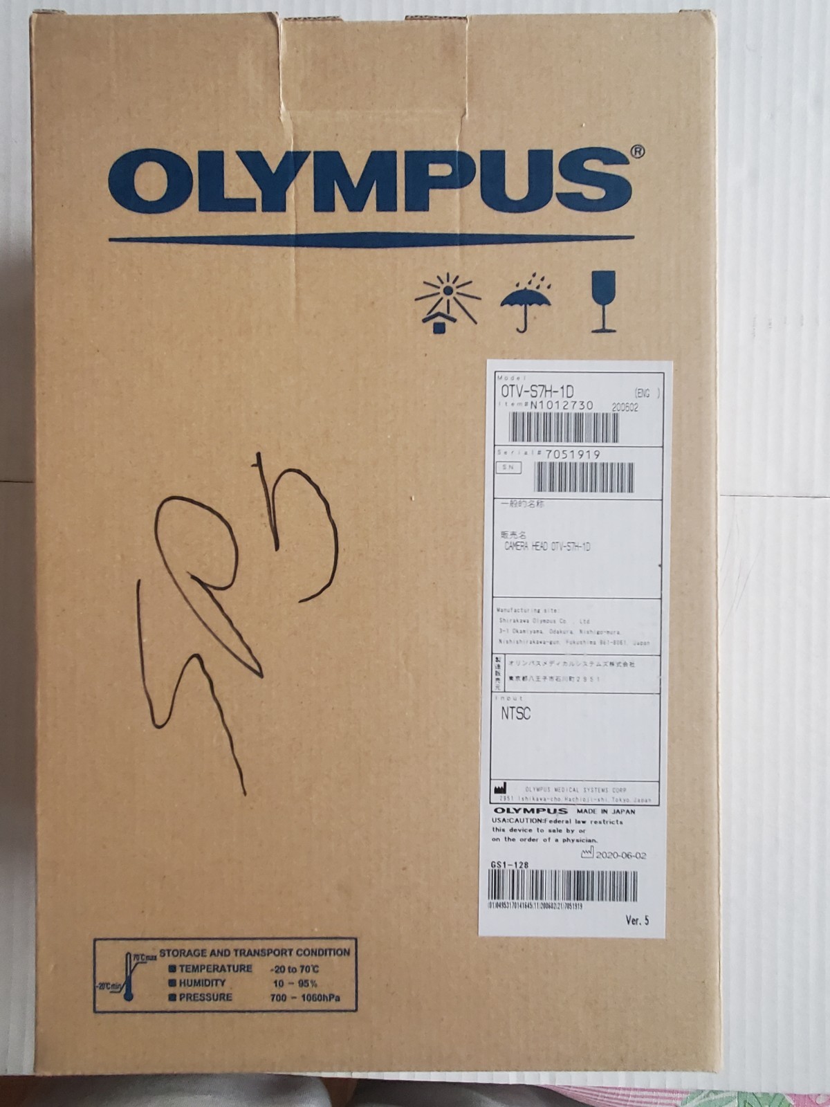 Olympus Camera Head OTV-S7H-1D Looks New