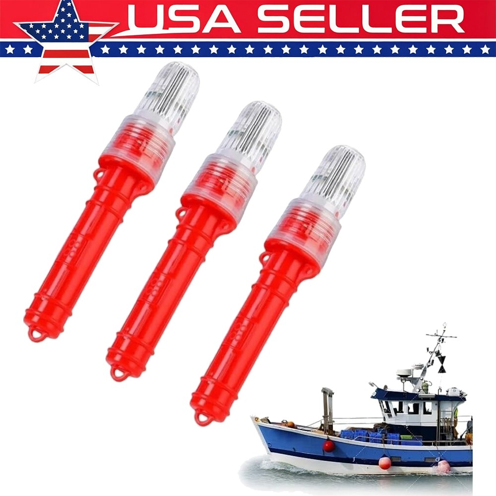 3PCS Boat Flares,Boat Flares Coast Guard Approved Marine Flares for Fishing BoaG