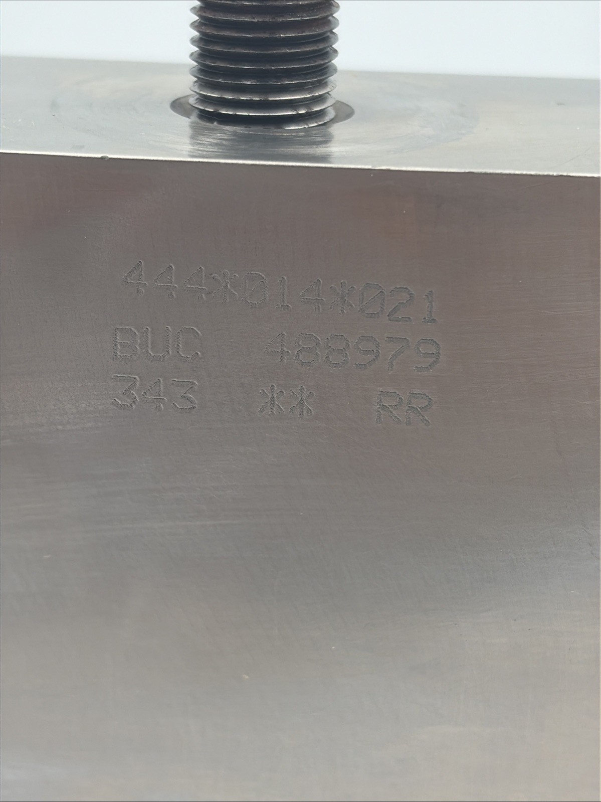 BRANSON ULTRASONIC WELDER HORN 444-014-021 BUC 488979 343
