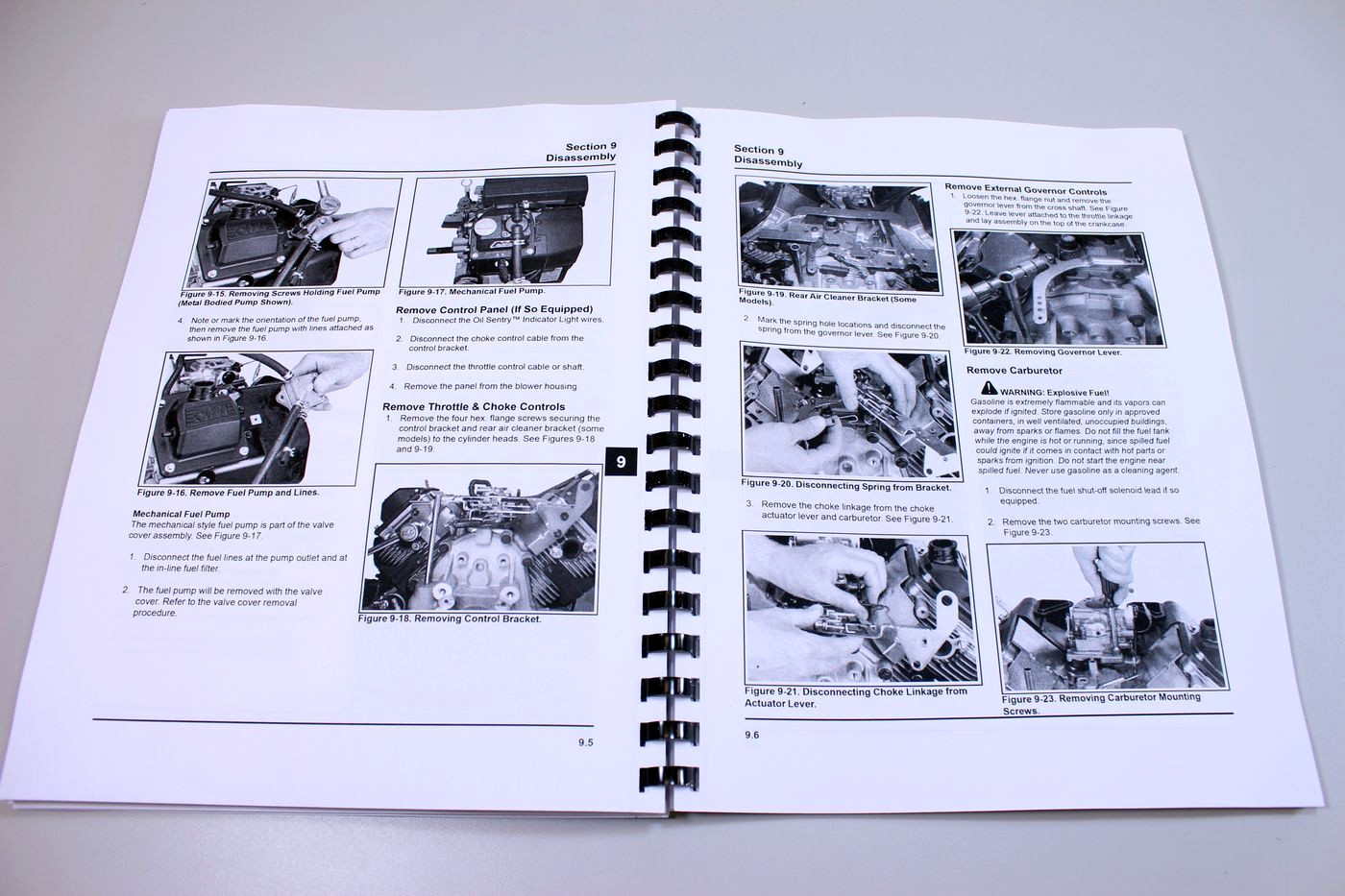 Kohler Command Pro 27 Ch18-745 Horizontal Engine Service Repair Manual Book