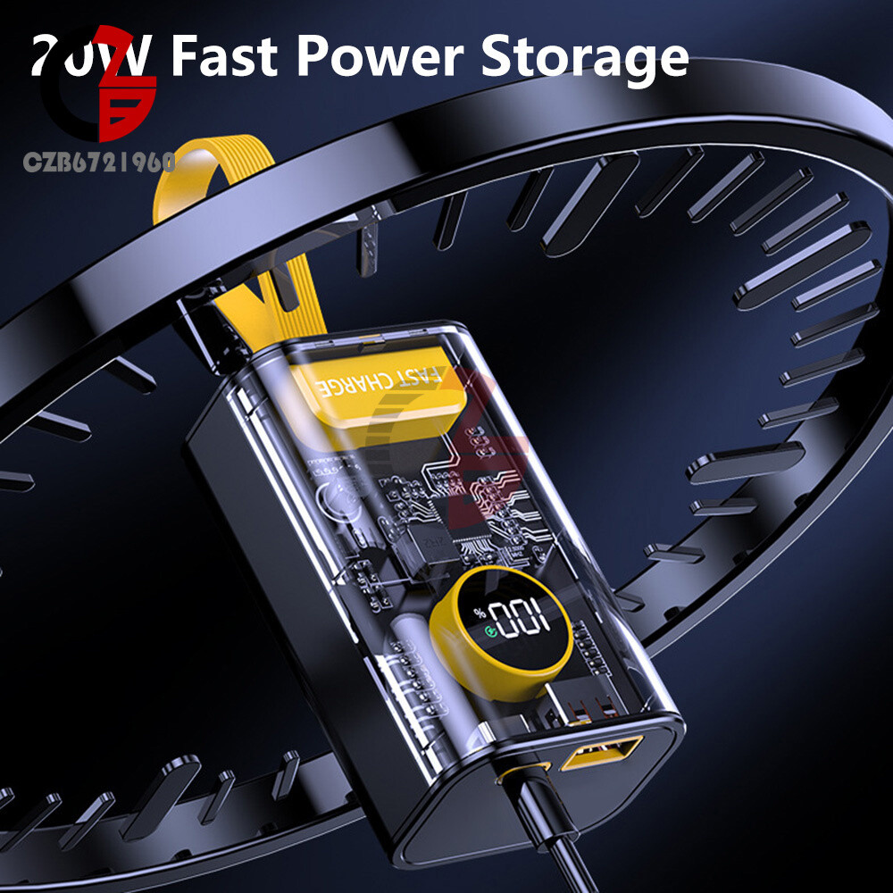 DIY Power Bank Box PD 22.5 W Fast Charging Case Portable 18650 USB Power Bank