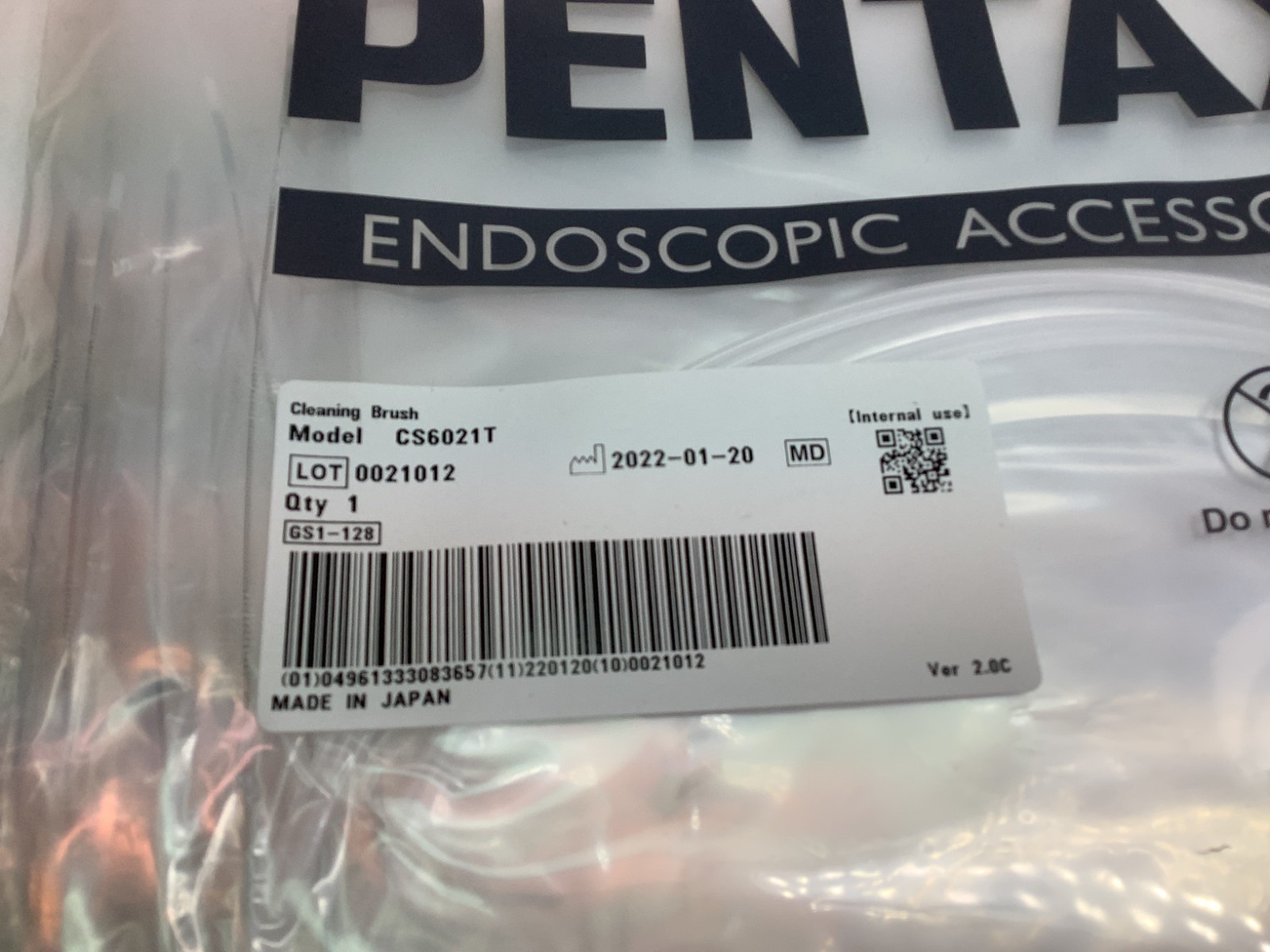 100CT Pentax Endoscope Channel Cleaning Brush CS6021T Endo Endoscopy Flexible