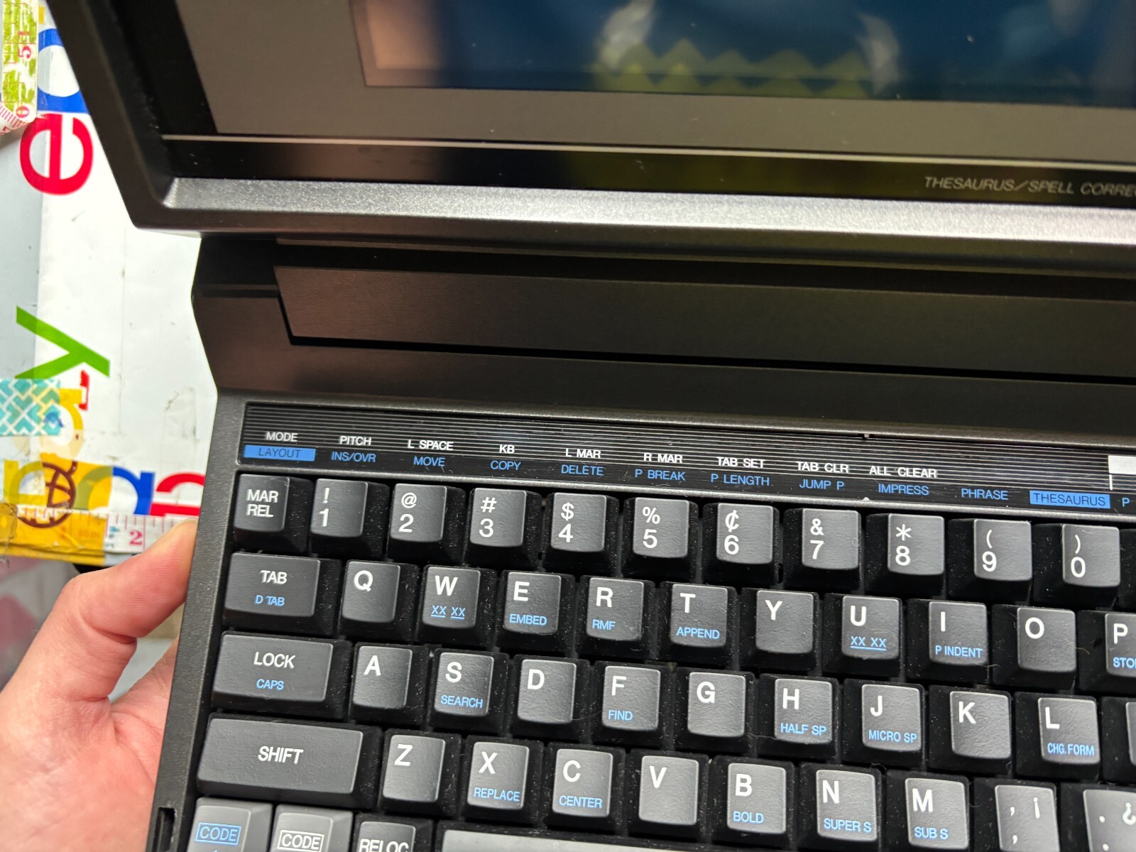 Panasonic Laptop Word Processor KX-WL50 Tested No Power Cable