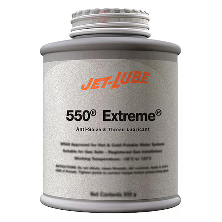 Jet-Lube 47102 Anti-Seize, 0.5 Lb, Brush Top Can, Non-Metallic Base, 2400