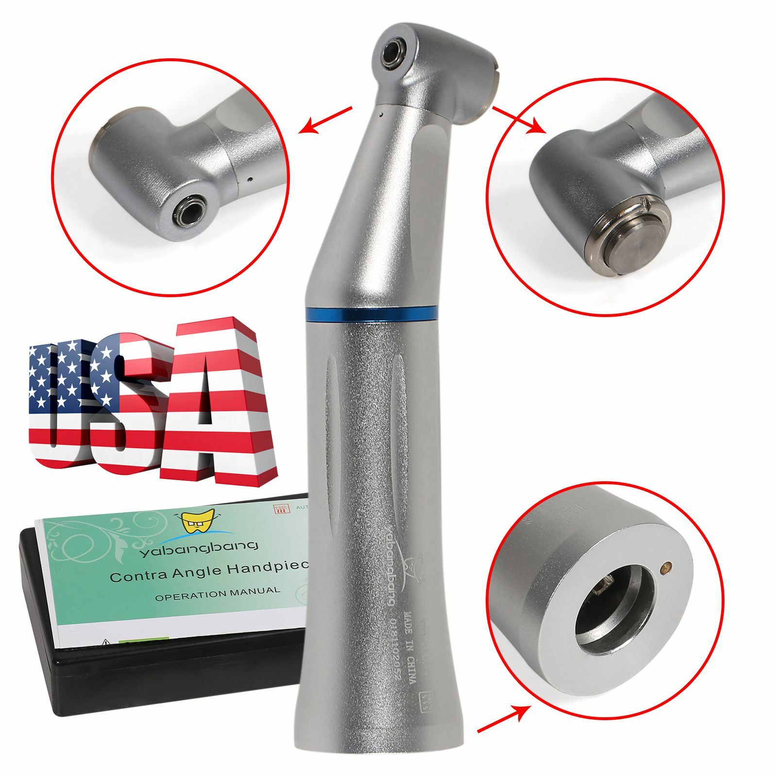 Pieza de Mano Dental Contra Angulo Interior USA Contra Angle Inner Water