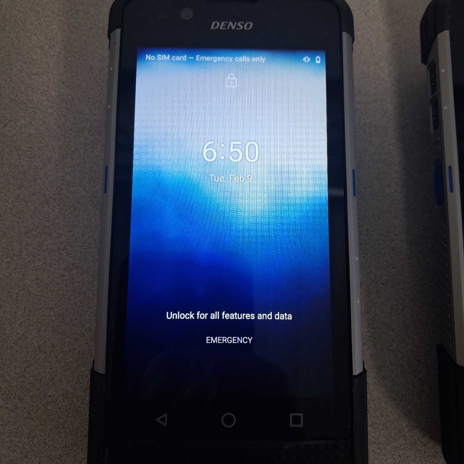 Denso BHT-M80-QWG Handheld Barcode Scanner/Smartphone Like Lot Of 2 *Clean*