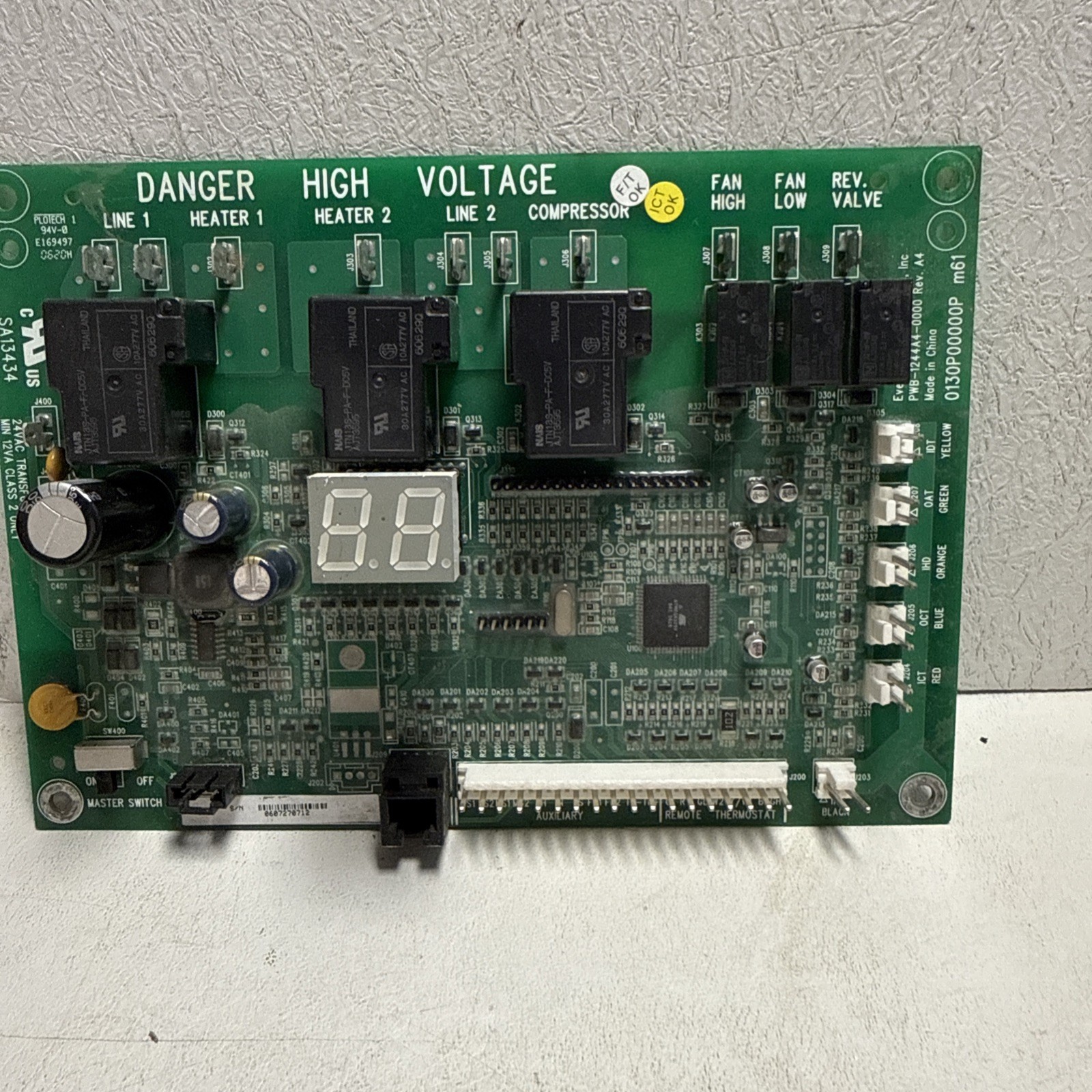 Amana PWB-1244A4-0000 Goodman PTAC PCBCP133 Control Circuit Board