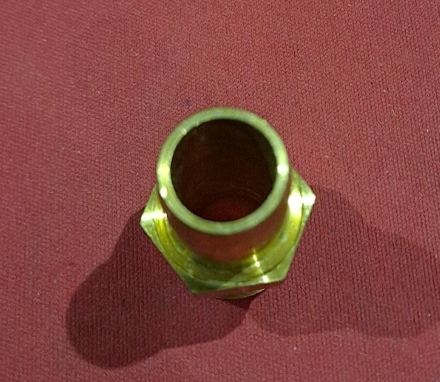 1/2″ Hose x 3/4″ NPTF Male Pipe Thread Brass Barb Connector Fitting | 102-0812C