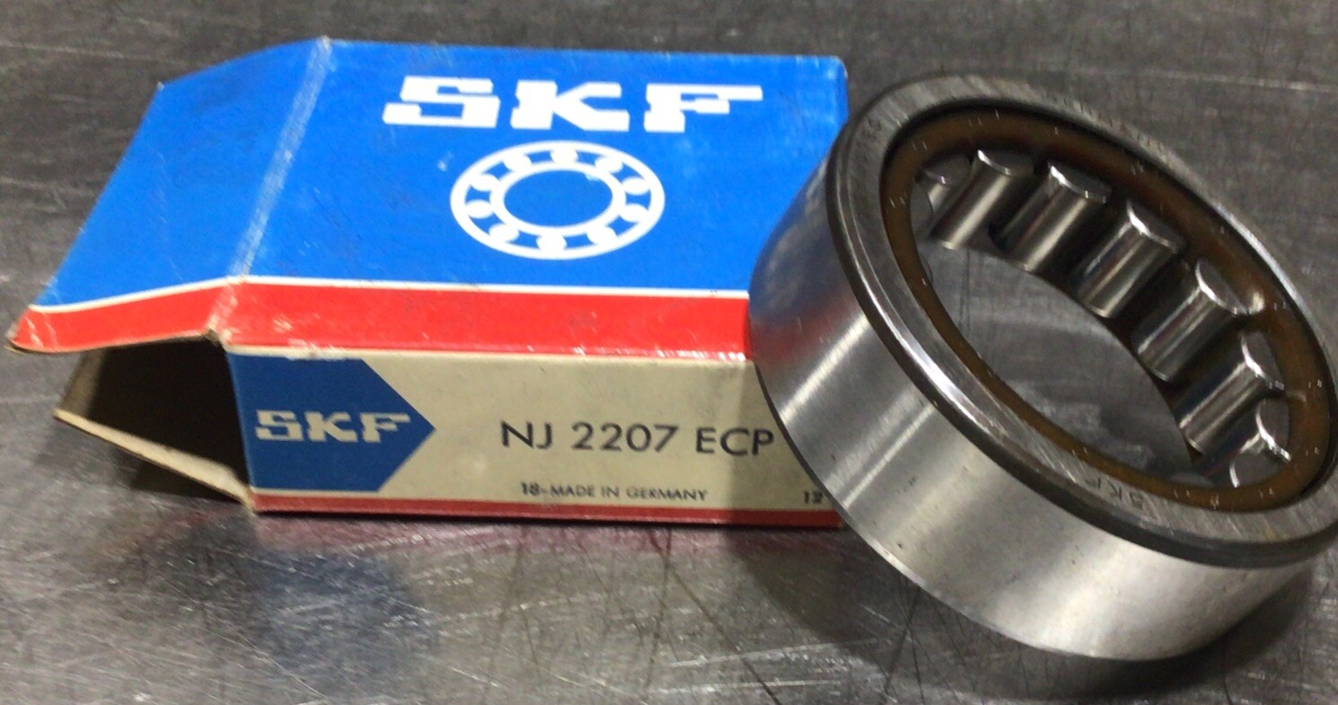 NJ 2207 ECP Cylindrical Roller Bearings 35x72x23mm Nos Surplus