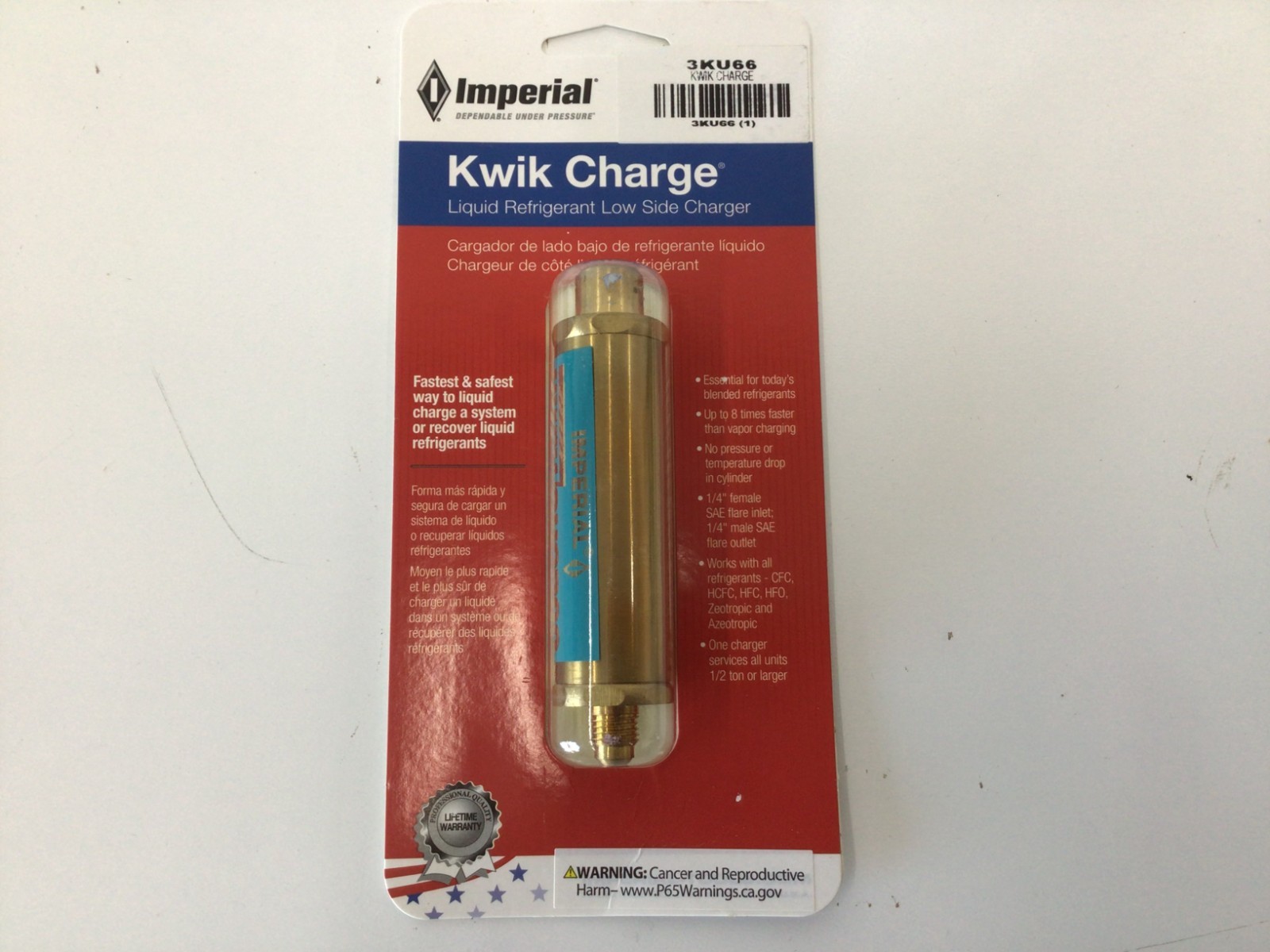 Imperial 535-C Kwik Charge Liquid Low Side Charger 3KU66