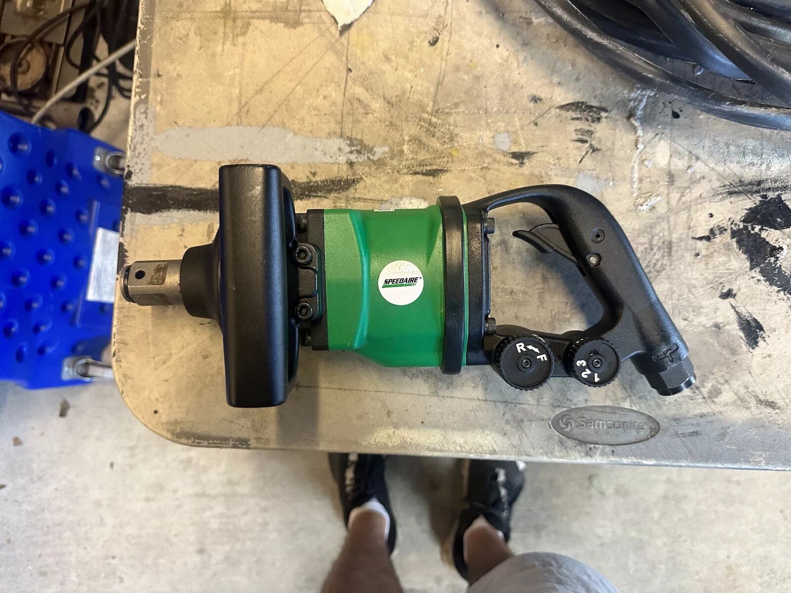 Speedaire 1 In Impact Wrench, 6,000 RPM, 21AA52