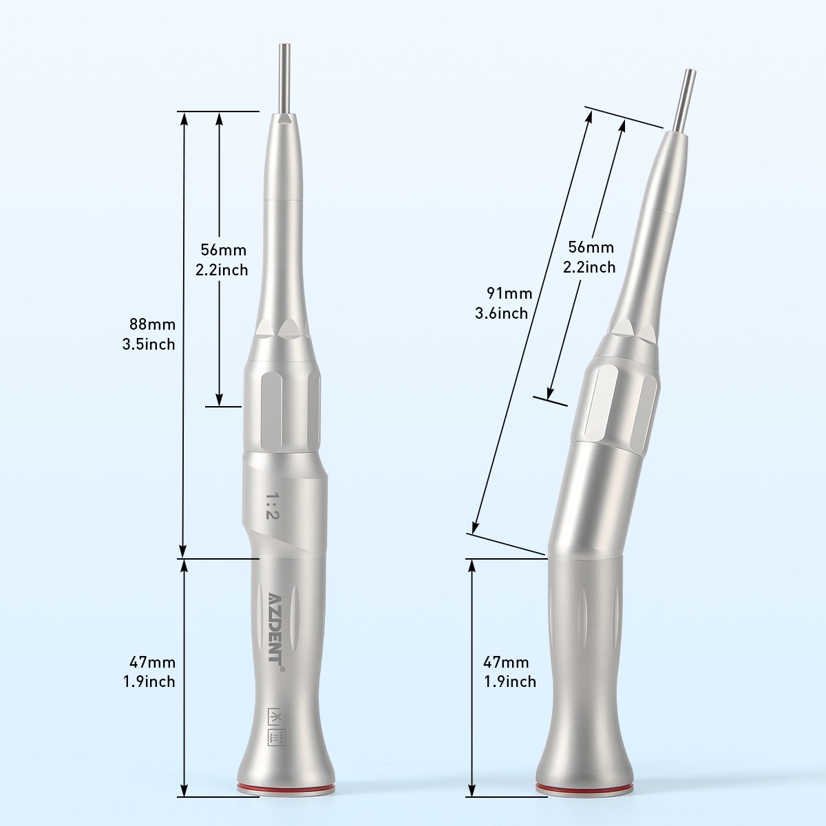 Dental Surgical Handpiece 1:2 Oral Surgery 20° Contra Angle 1:1 Straight Cone