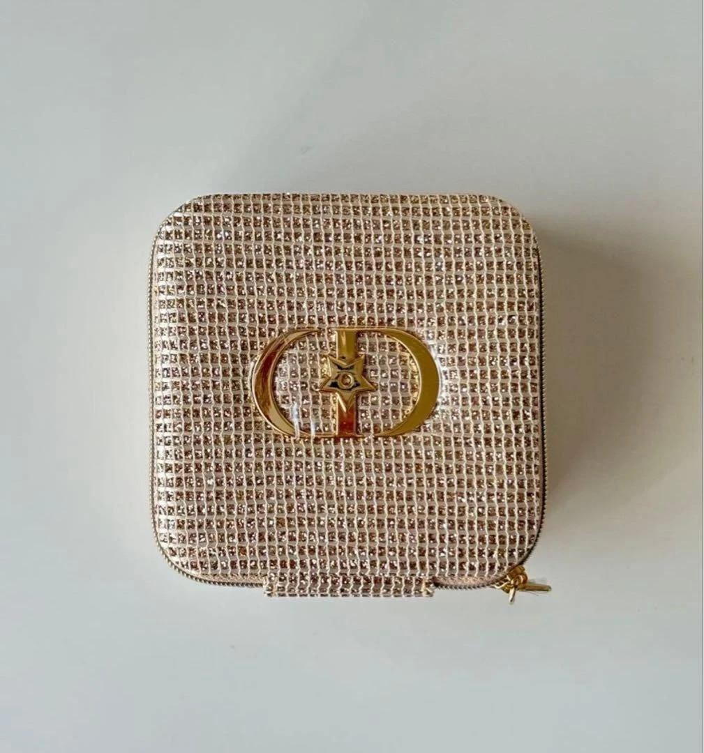 Christian Dior 2025 novelty limited Jewelry case NEW Gold