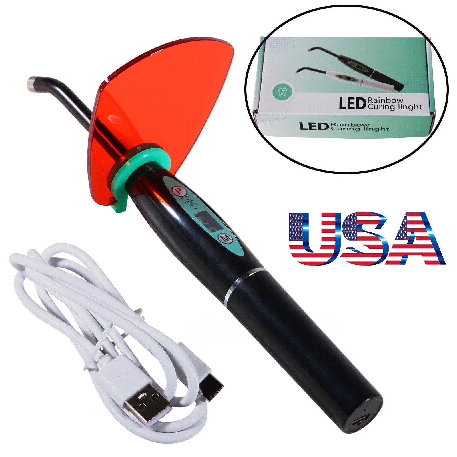 Dental Lab Marathon Electric Micromotor Polishing + 35K rpm Motor Handpiece Kit