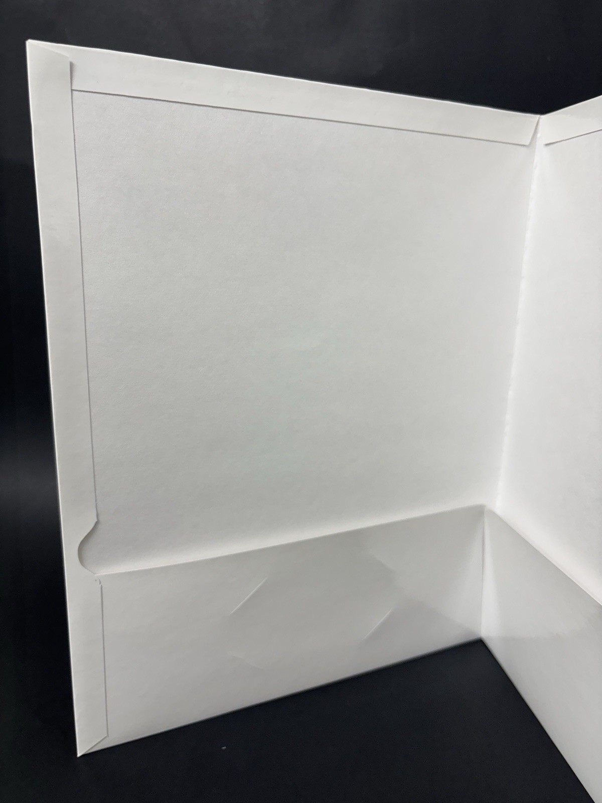 Oxford White Laminated Twin Pocket Folders – Letter – 8.50″ X 11″ – 23 Folders