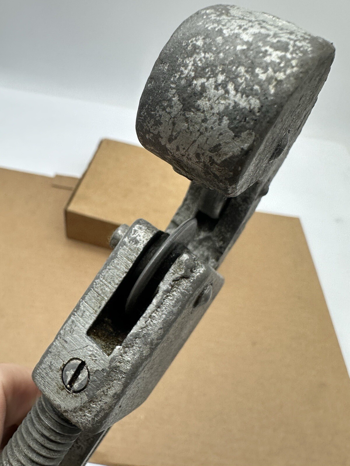 Vintage Pipe Cutter Stamped With US United States Navy Anchor Large Good Shape