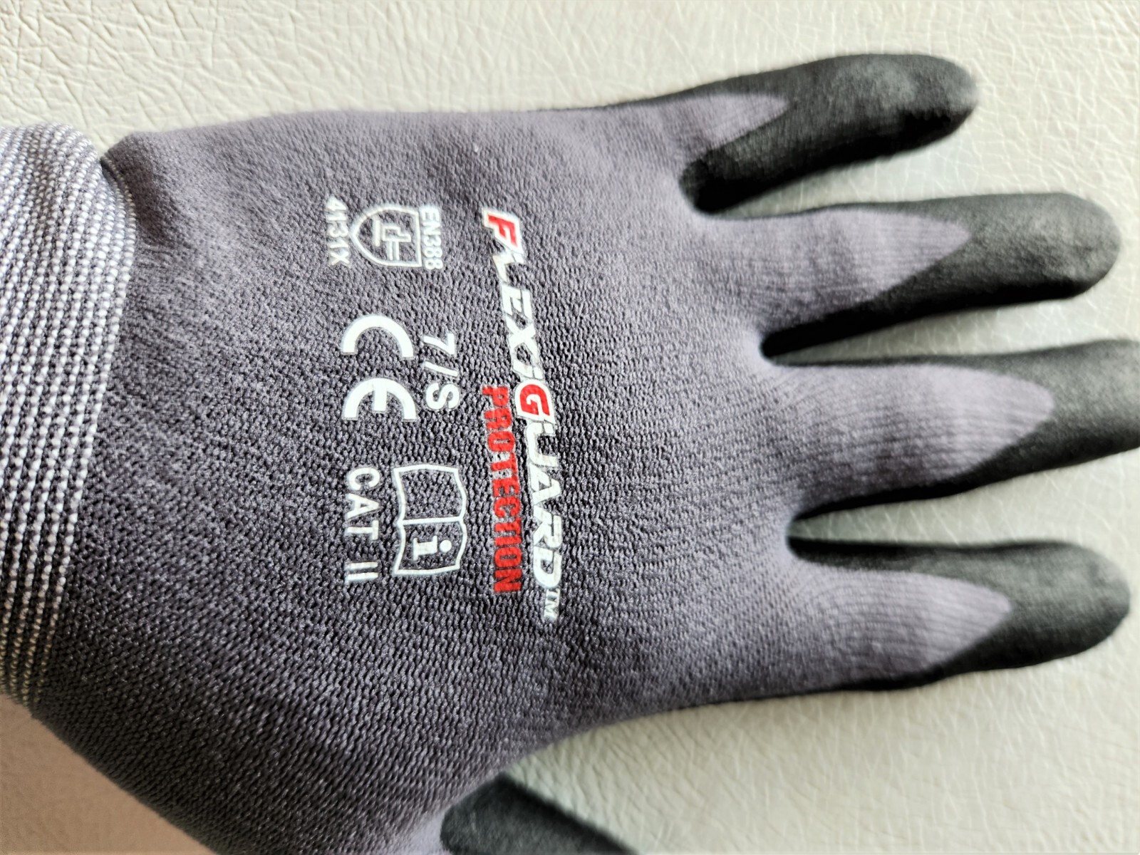 12-Pair Flexi-Guard Glove Ultra-Lightweight breathable Dotted Palms Glove