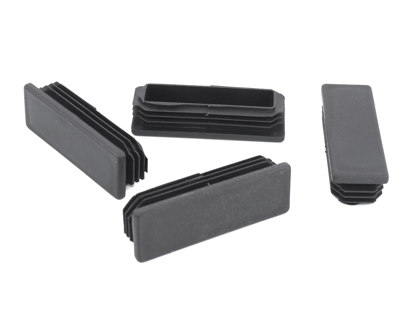 1″ x 3” Rectangular Tubing Plugs, Blanking End Caps, Tubing Pipe End Caps, HDPE