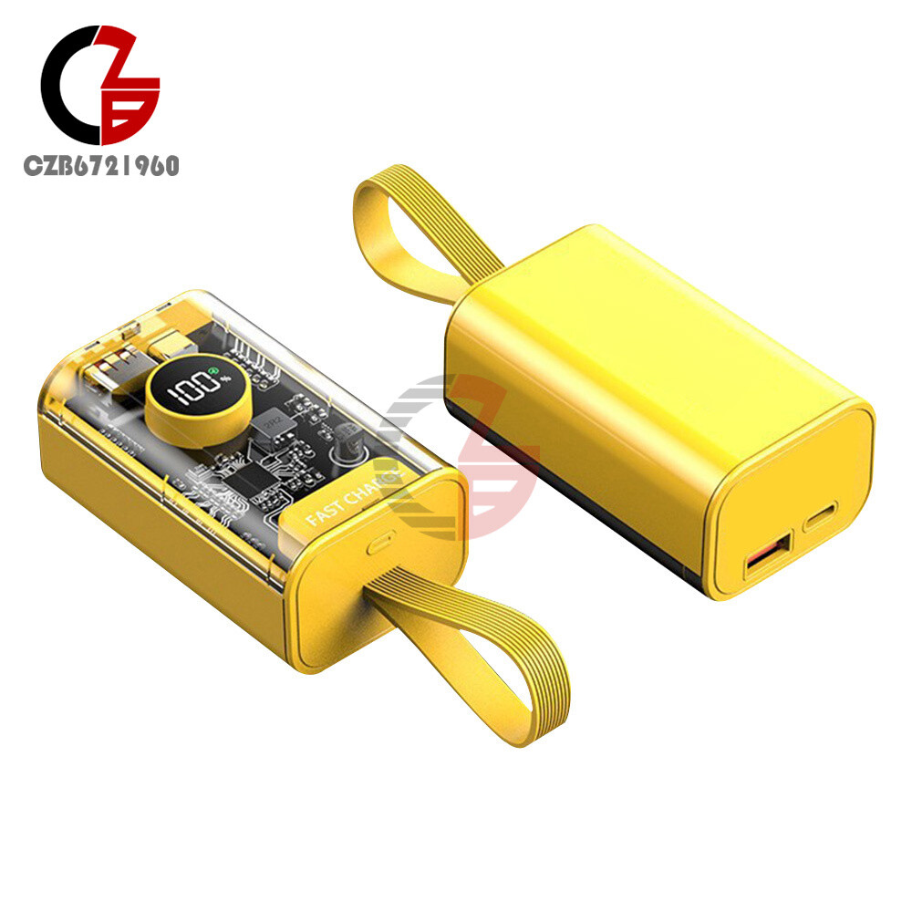 DIY Power Bank Box PD 22.5 W Fast Charging Case Portable 18650 USB Power Bank