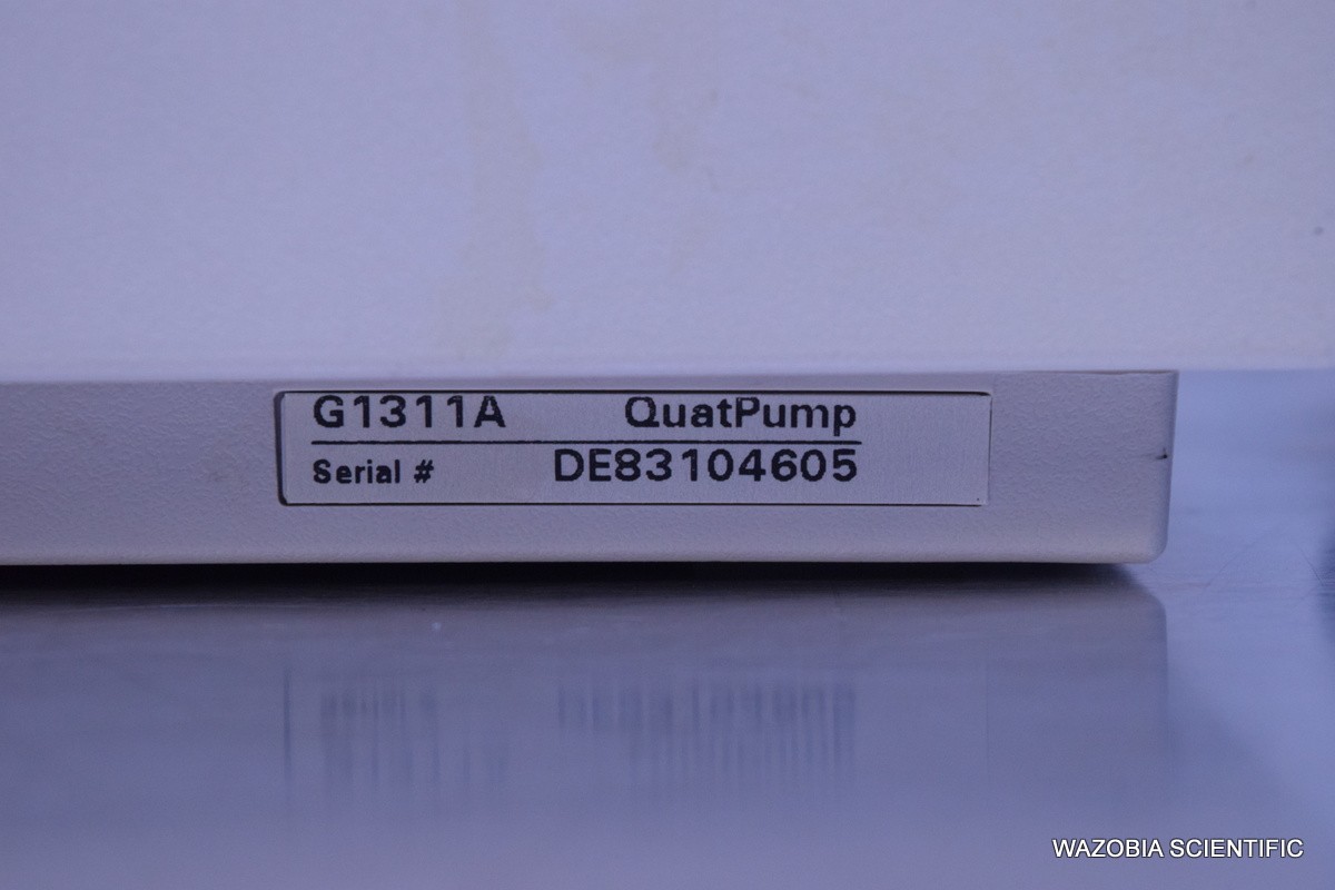 AGILENT 1100 SERIES G1311A QUAT QUATERNARY PUMP FOR HPLC