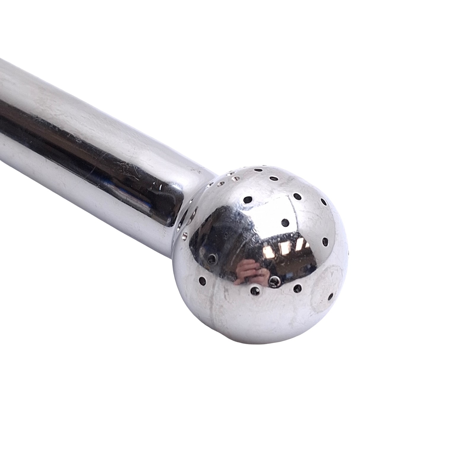 ISS Sanitary Supply Tube With Spray Ball, 1/2in Tri-Clamp 8.12in Internal Length