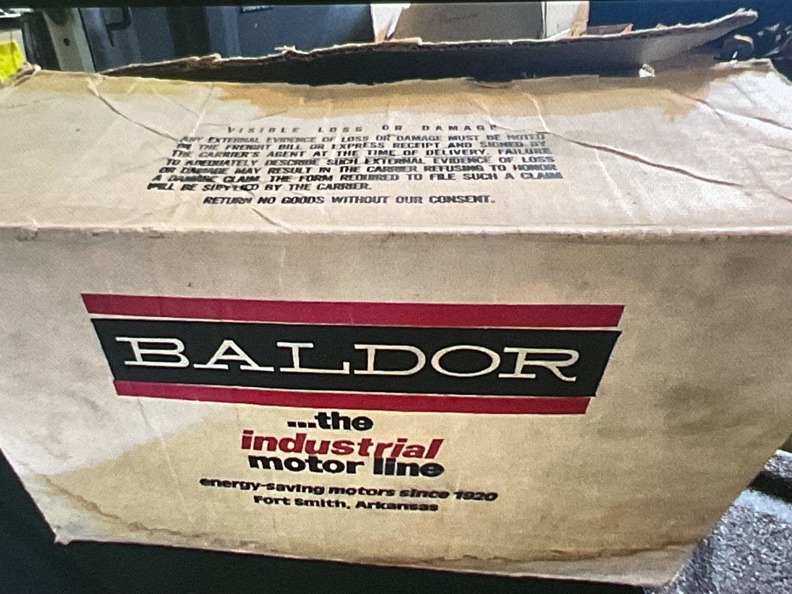 NEW CONDITION Baldor L3510T 1HP, 1725RPM, 1PH, 60HZ, Still in wrapper.
