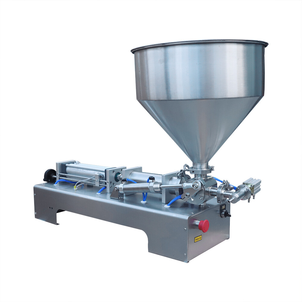 100-1000ml Paste Liquid Piston Filler Heating Filling Machine Single Nozzle 110V