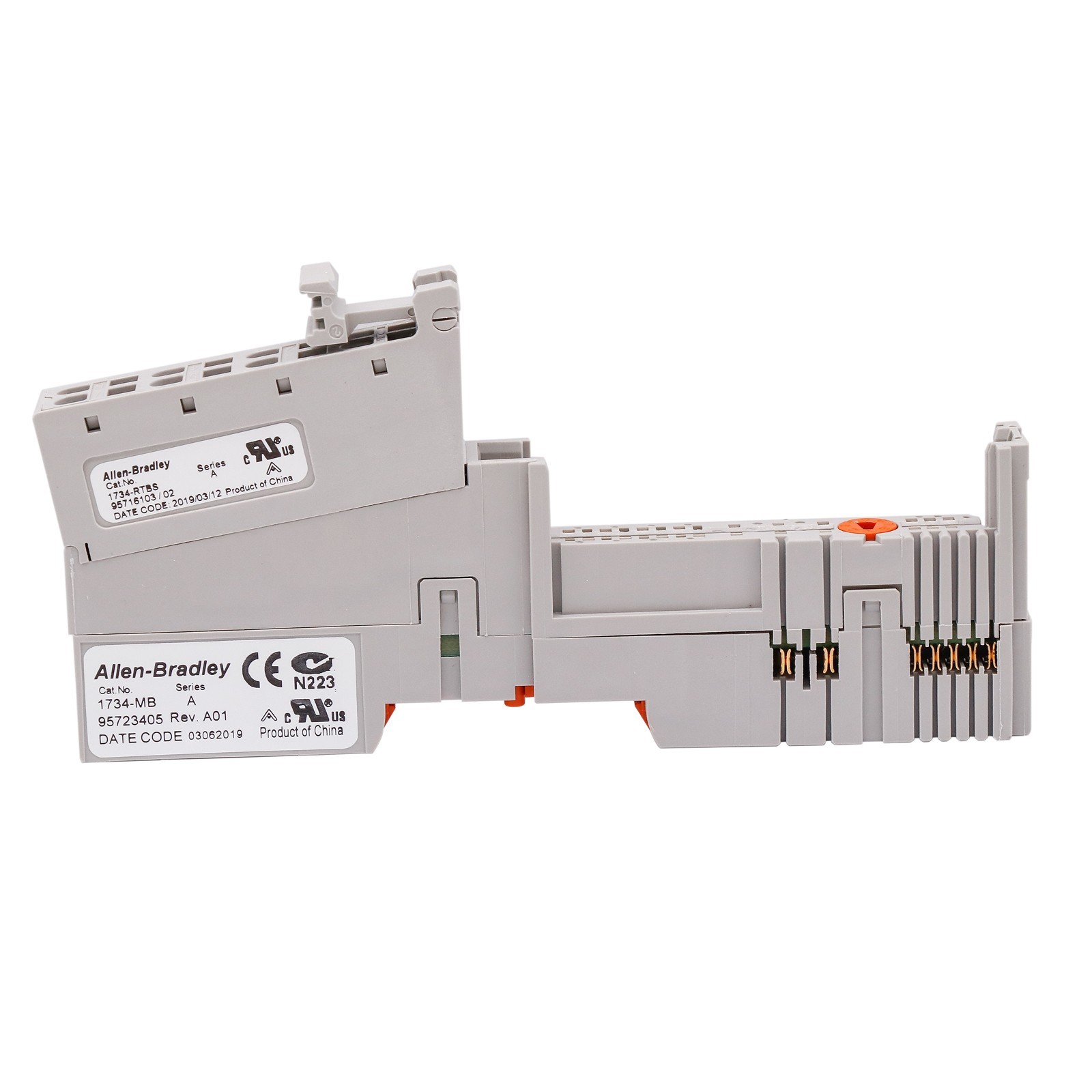 2025 New Allen-Bradley 1734-TBS Point I/O Spring Terminal Base w/ IEC 1734TBS