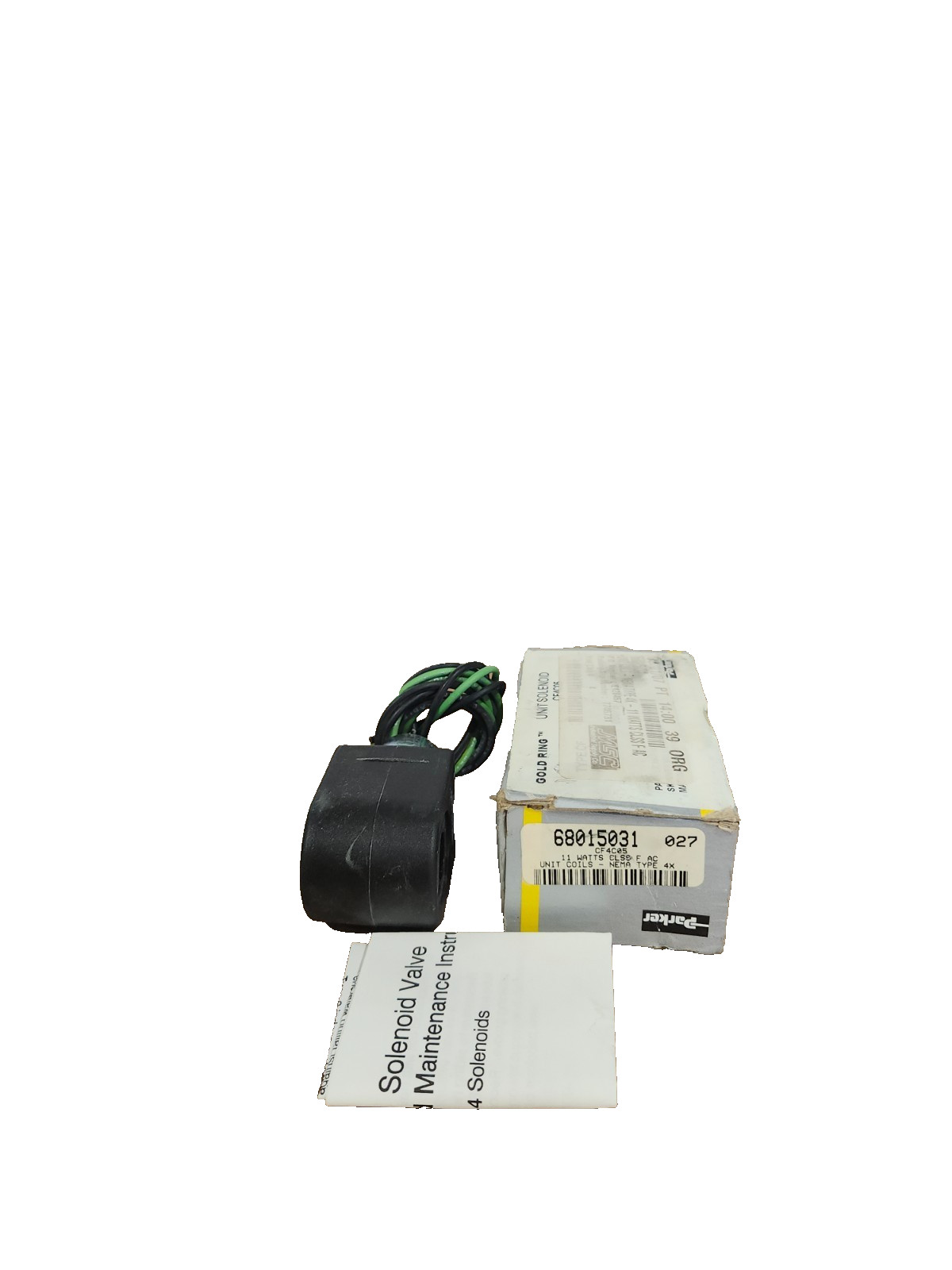 NEW IN BOX PARKER SOLENOID COIL 110-120V 50/60HZ 11.0W CF4C05
