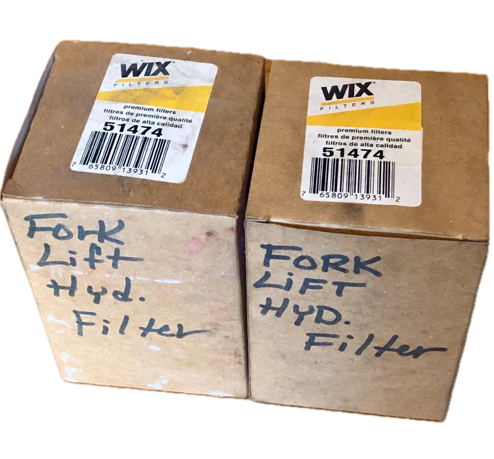 WIX 51474 Hydraulic Filter 20 Micron Spin-On Transmission Oil NAPA Gold 1474 2PC