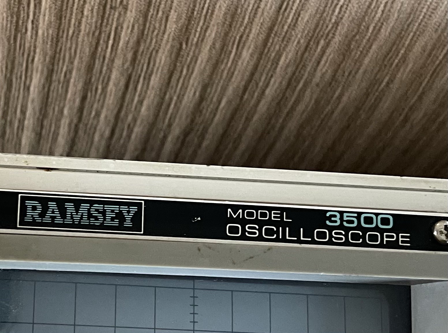 Vintage RAMSEY 3500 Oscilloscope *Powers On ?? Made in Korea