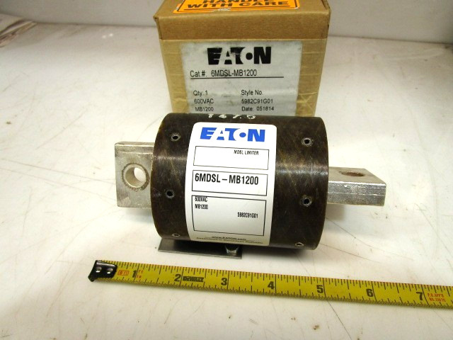 6MDSL-MB1200 EATON 1200 AMP FUSE STYLE No. 5982C91G01 NEW IN SEALED FACTORY BOX