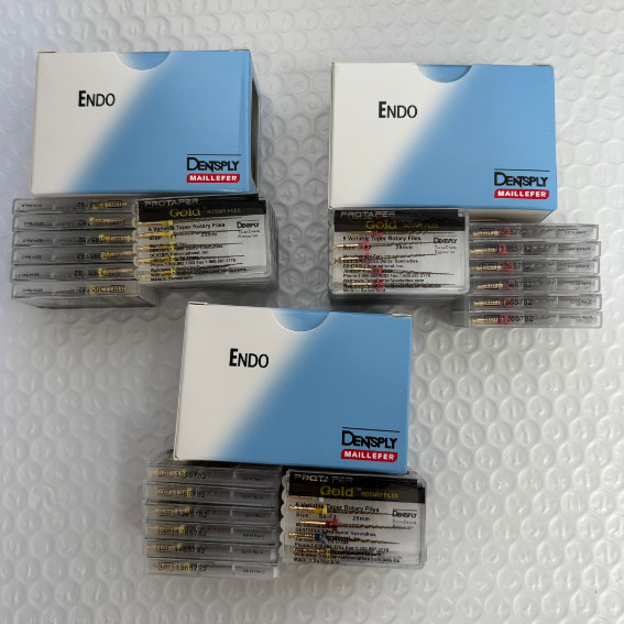 Dentsply Protaper Gold Rotary Files Tulsa Assorted Endodontics 21mm/25mm/31mm