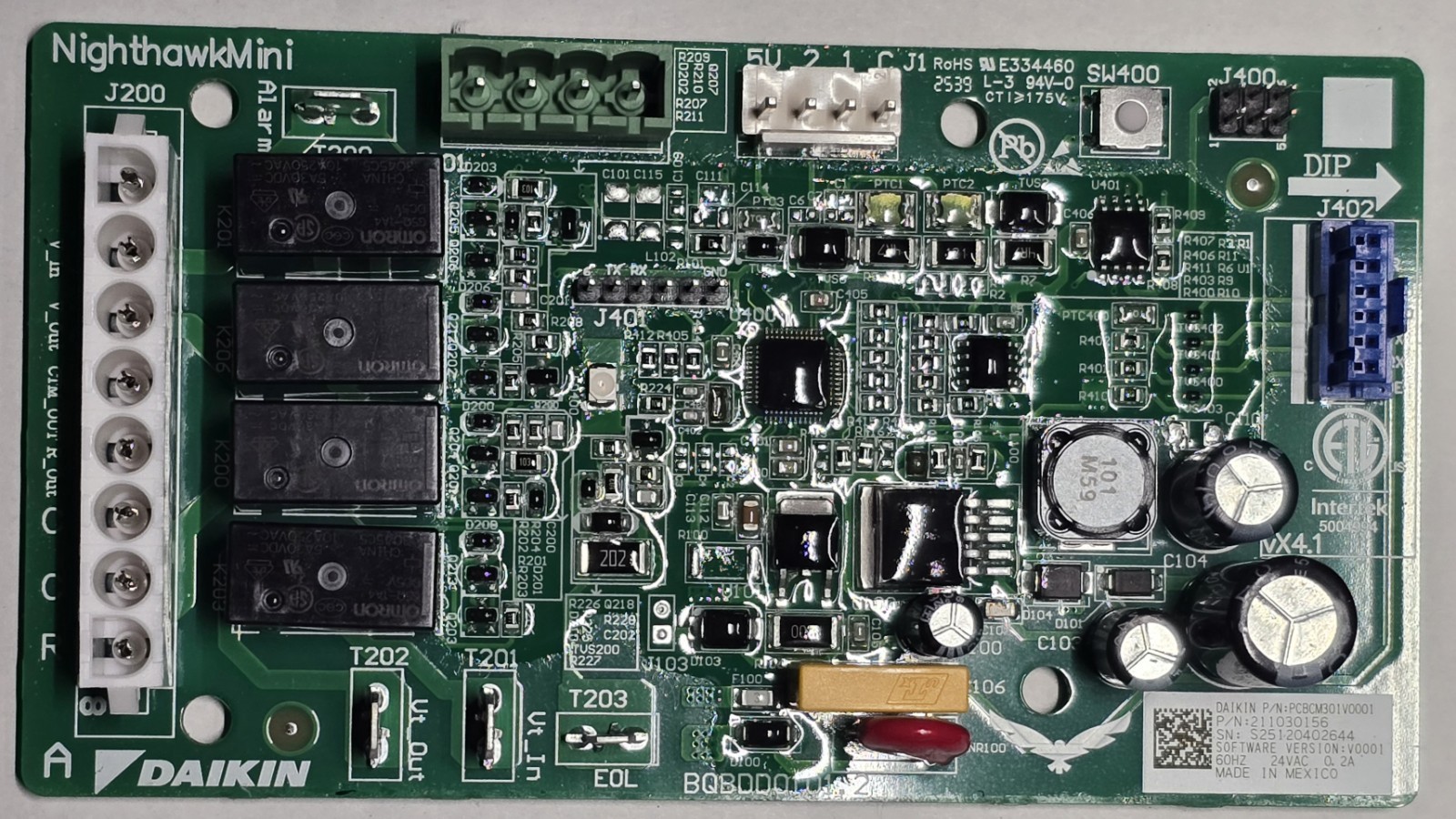 PCBCM301V0001S Goodman Control Board Amana Daikin HVAC Systems PCBCM301 V0001