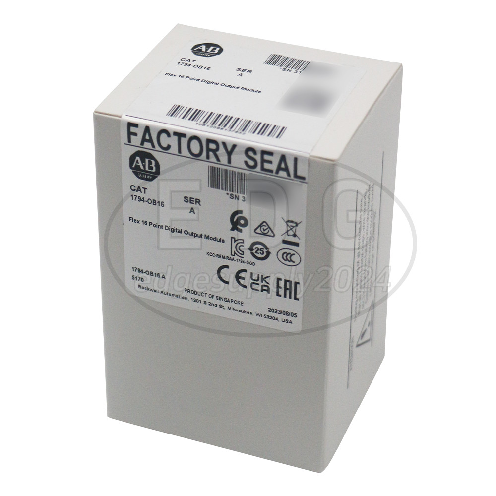 New Factory Sealed AB 1794-OB16 /A Flex 16 Point Digital Output Module1794-OB16