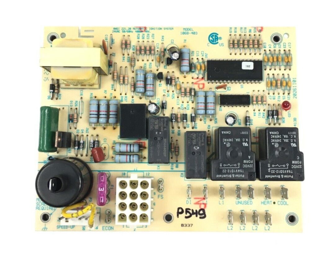 Honeywell Goodman Amana 20261101 Furnace Control Board 1068-403 used #P549