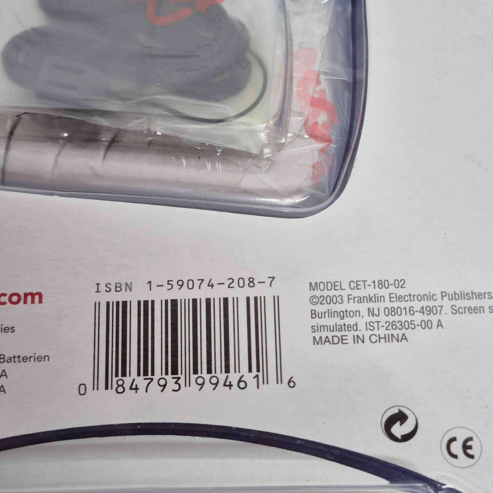 Franklin CST-180 Speaking Spanish English Communicator Translator Sealed