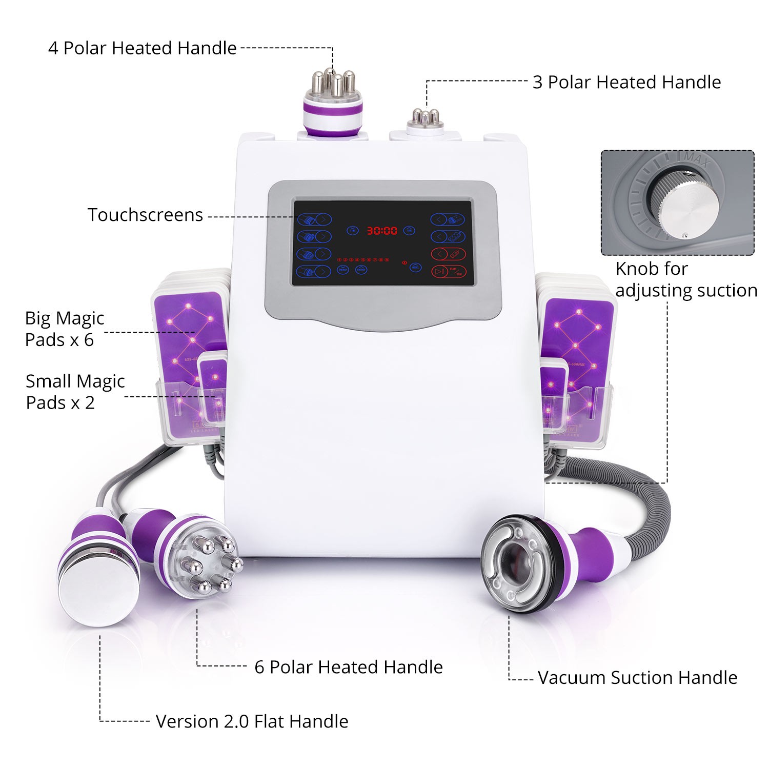 6 in 1 Beauty Machine for Body Massage Facial Skin Care Skin Lifting Lost Weig87